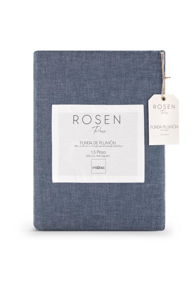 Funda Plumón Rosen Algodón Pure New Lanin 1 Plaza Denim-5