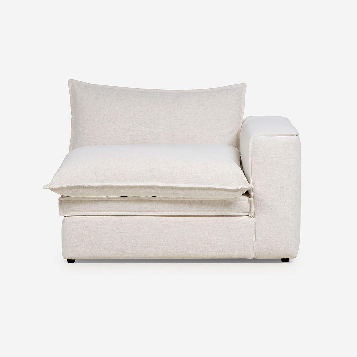 Sofá Modular Tizimin Tela Crudo Talla S-5