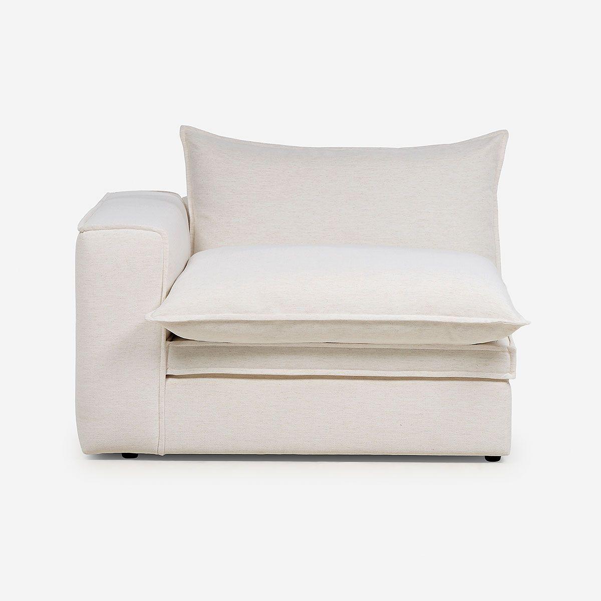 Sofá Modular Tizimin Tela Crudo Talla S-6
