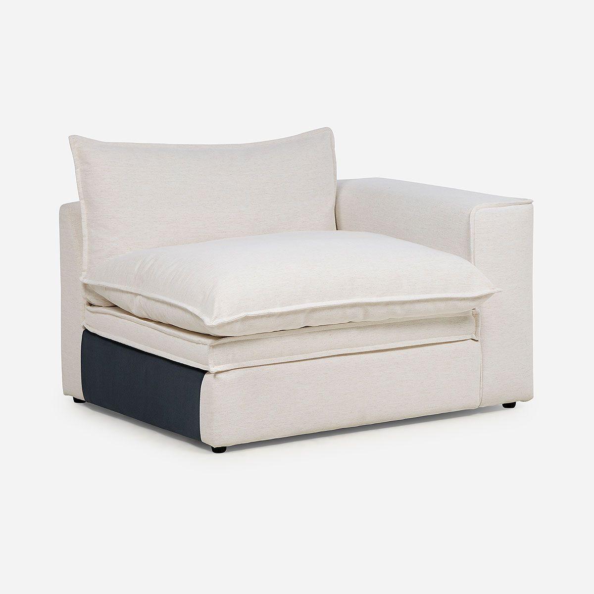 Sofá Modular Tizimin Tela Crudo Talla S-7