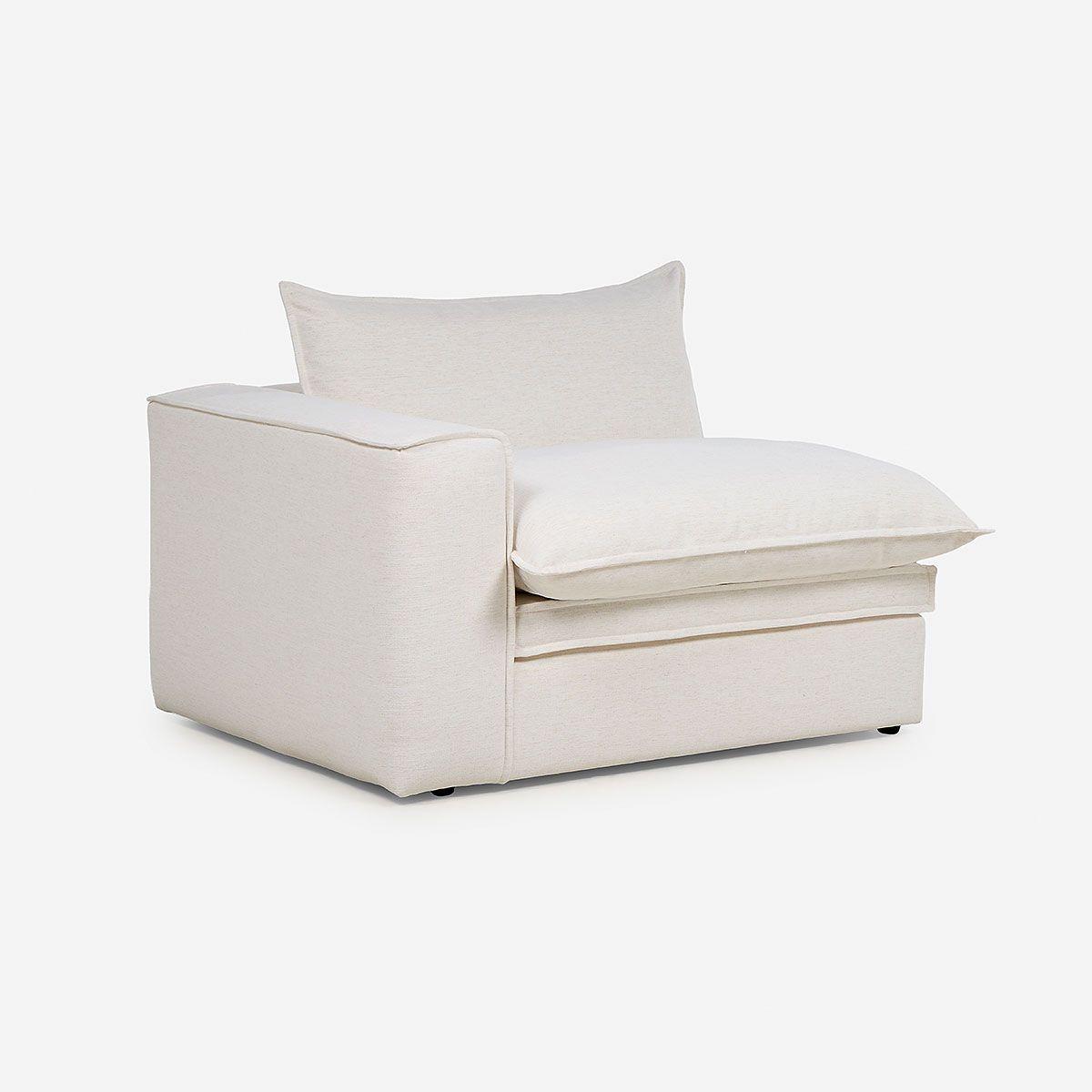 Sofá Modular Tizimin Tela Crudo Talla S-8