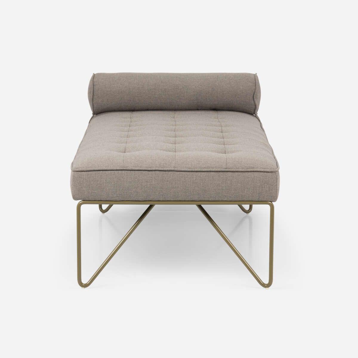 Banqueta Rosen Stepney Tela Taupe-4