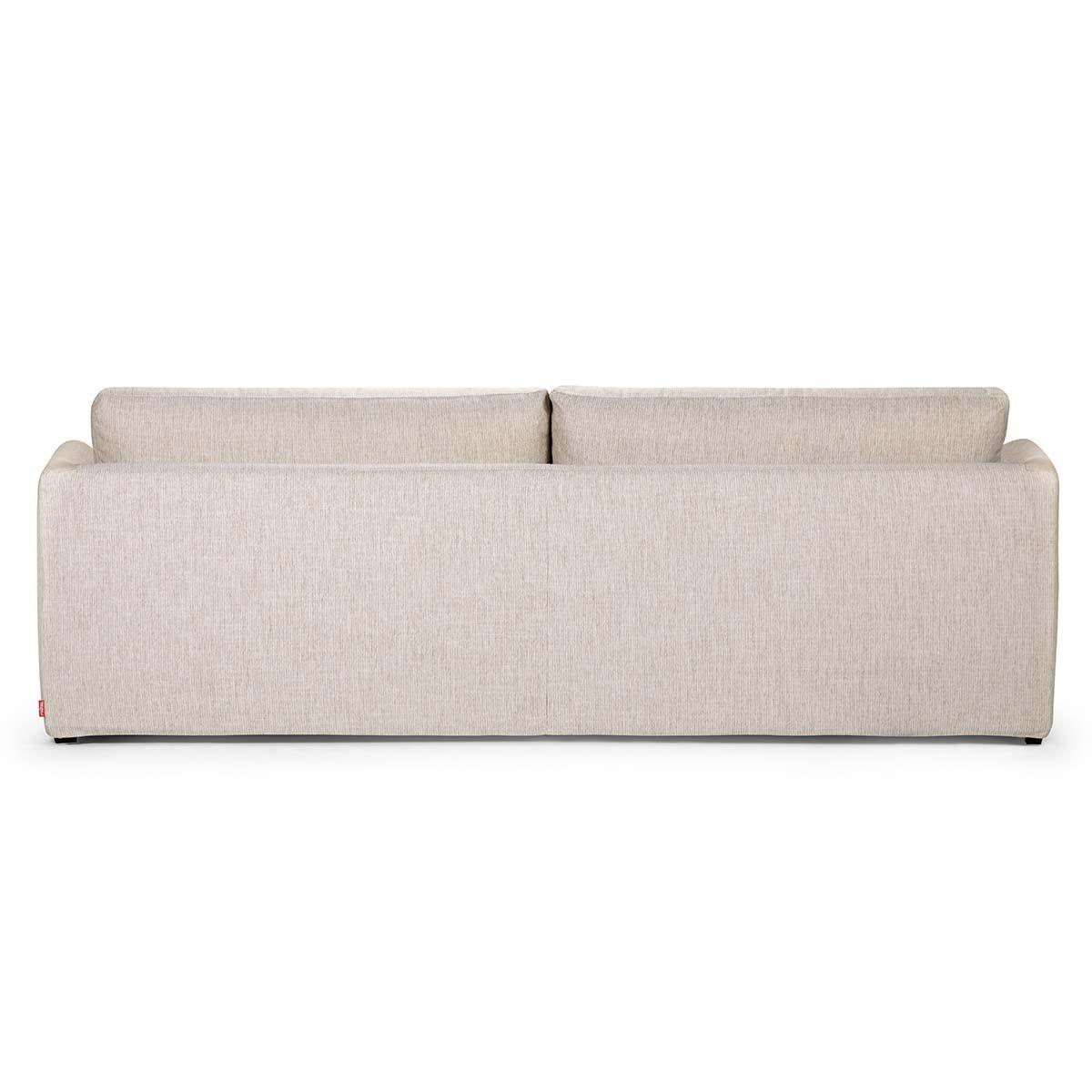Sofá Rosen Fessart 4 Cuerpos Tela Crema-4