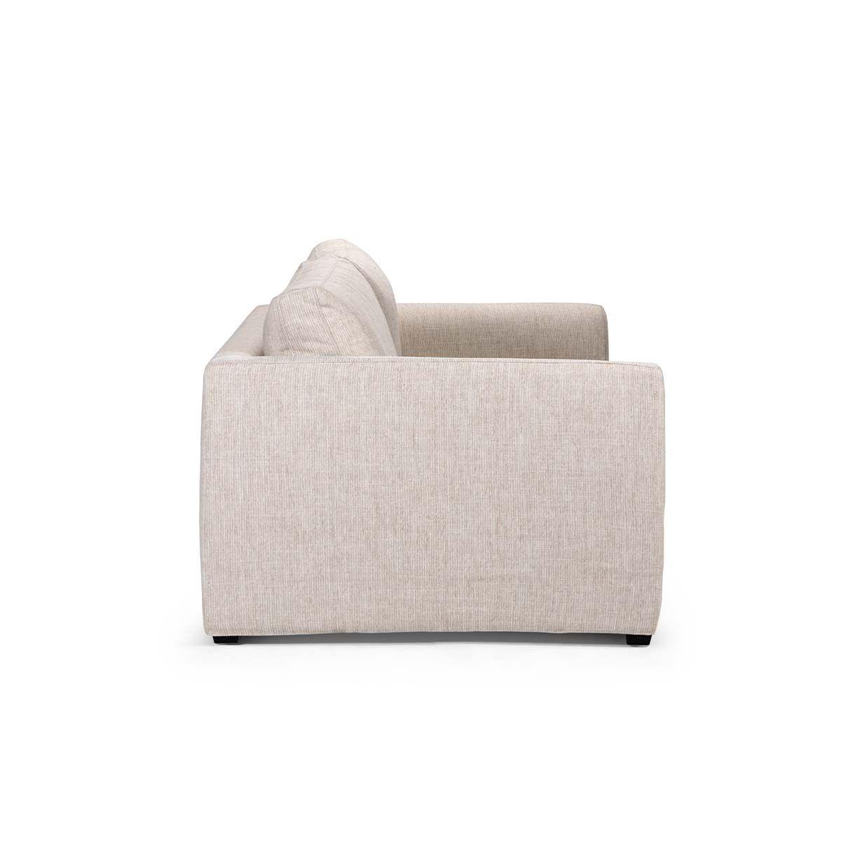 Sofá Rosen Fessart 4 Cuerpos Tela Crema-5