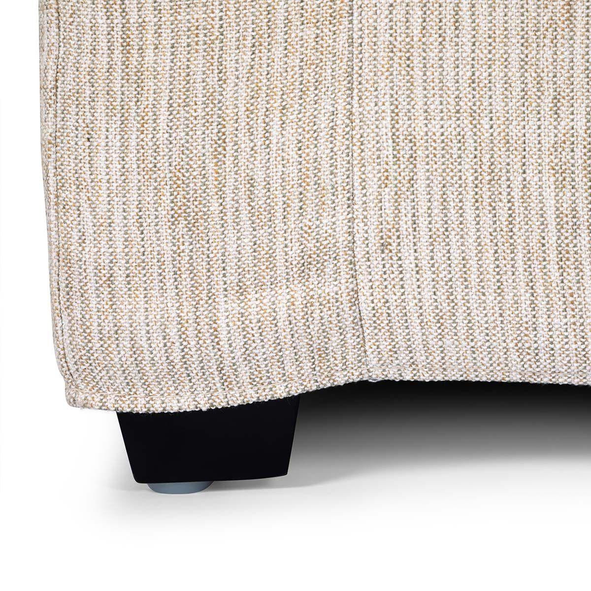 Sofá Rosen Fessart 4 Cuerpos Tela Crema-6