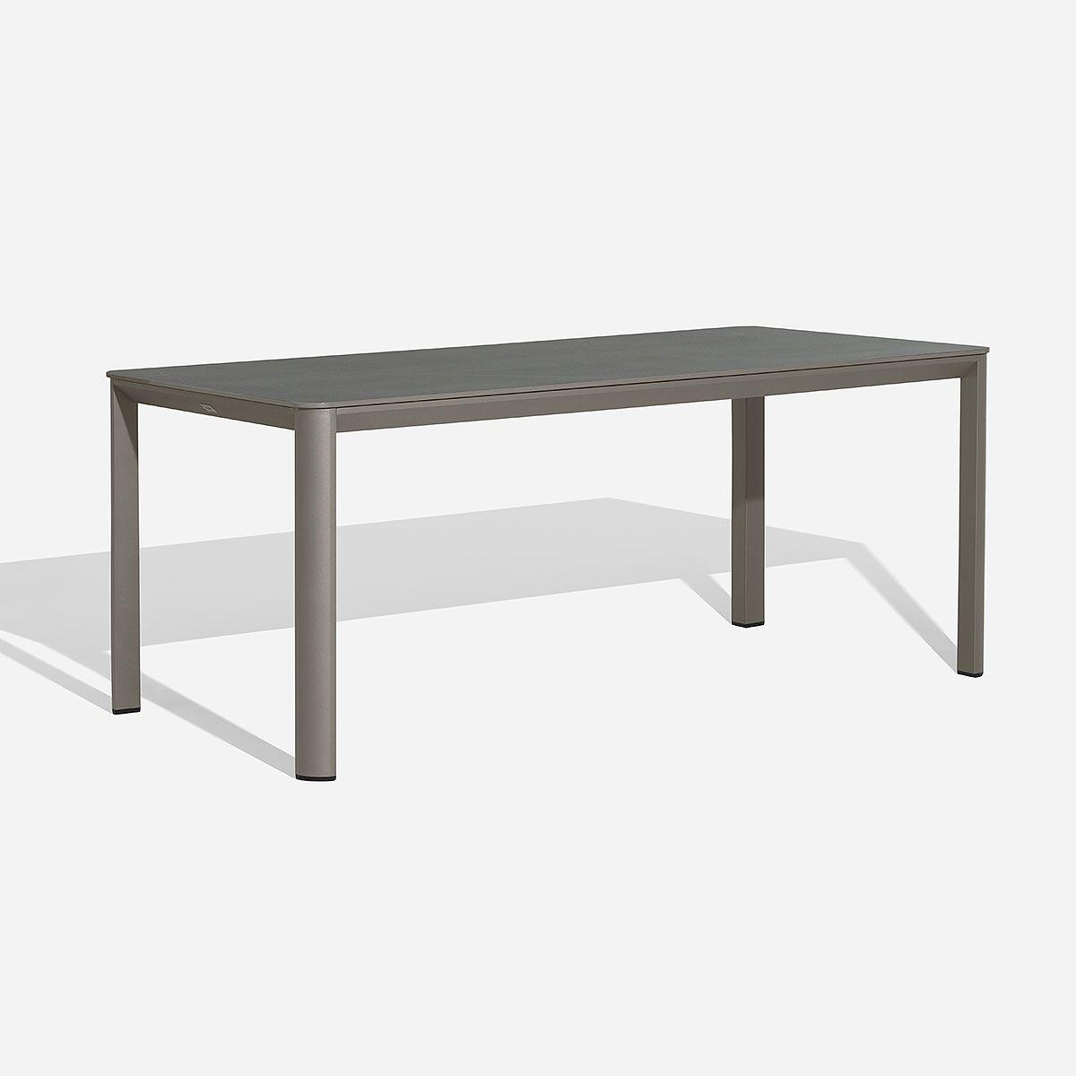Mesa de Comedor de Terraza Salema 6 Personas Gris-0