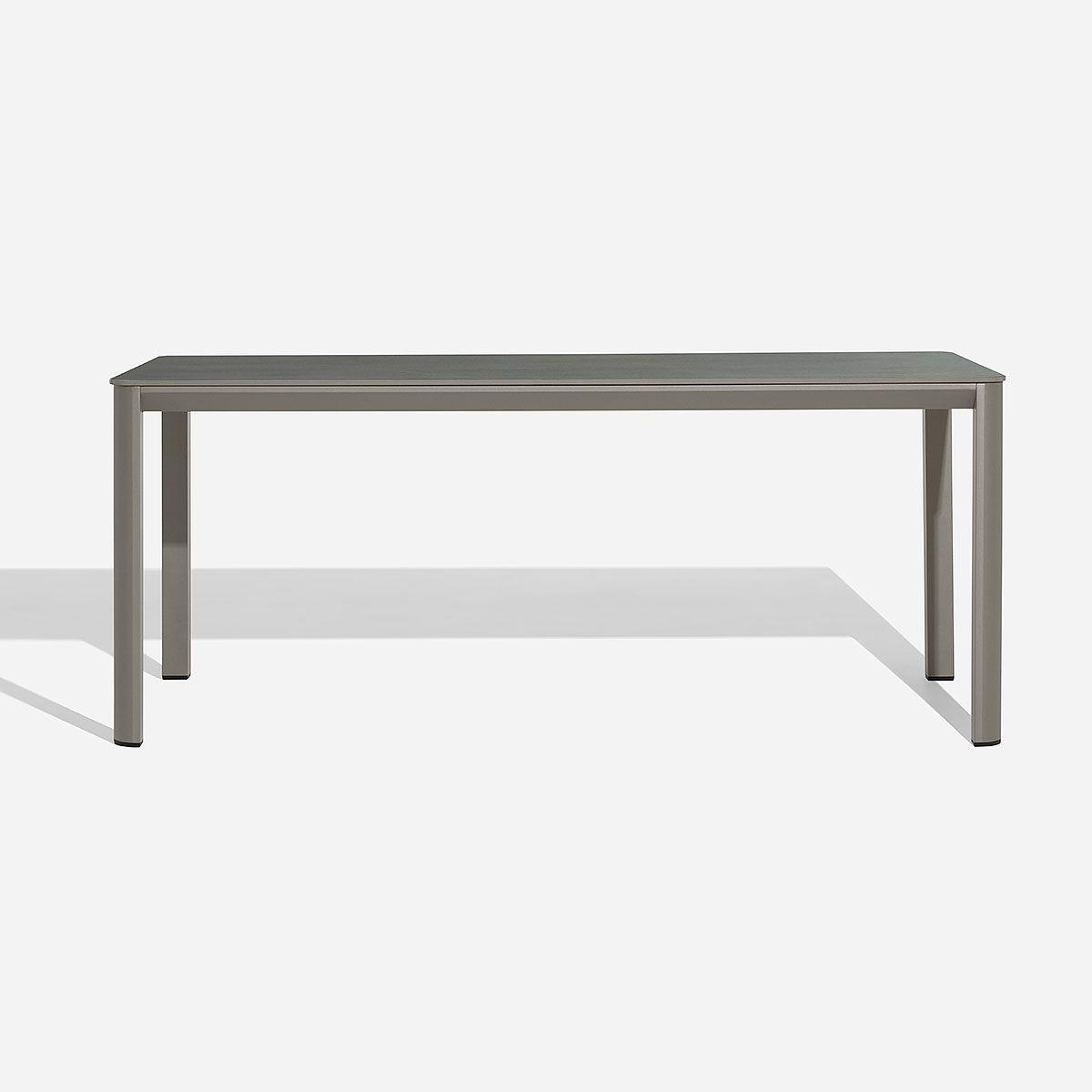 Mesa de Comedor de Terraza Salema 6 Personas Gris-1
