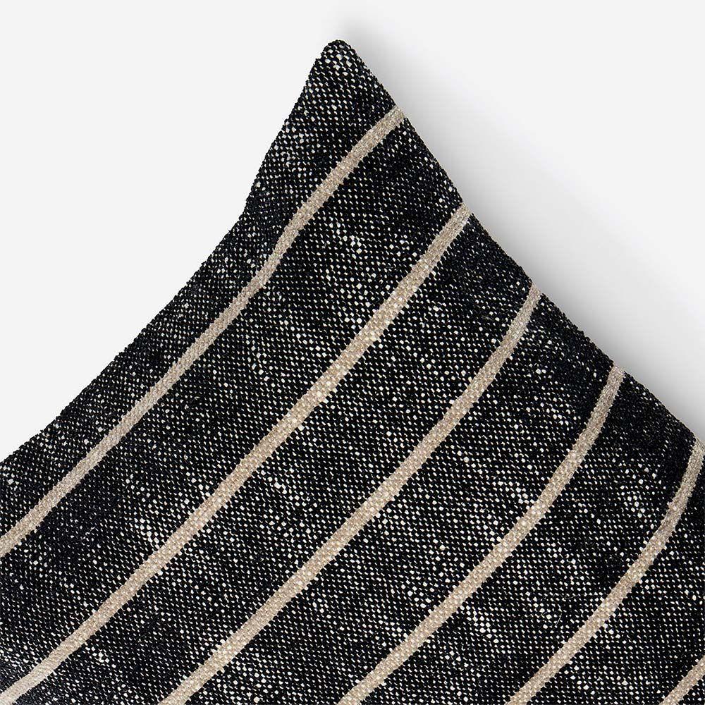 Funda Cojín Bastiglia Negro 60X40 cm-2