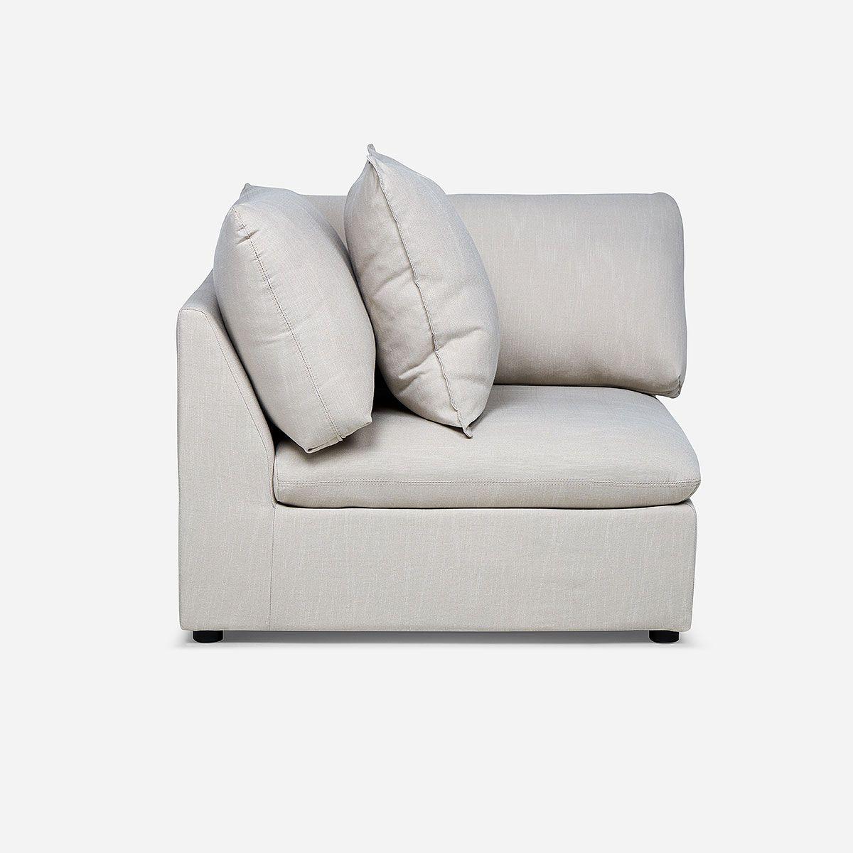 Esquinero Zagreb Tela Beige-1