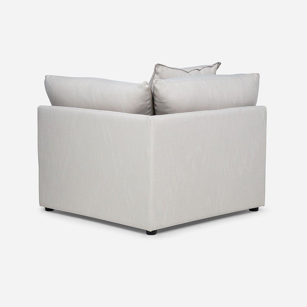 Esquinero Zagreb Tela Beige-3