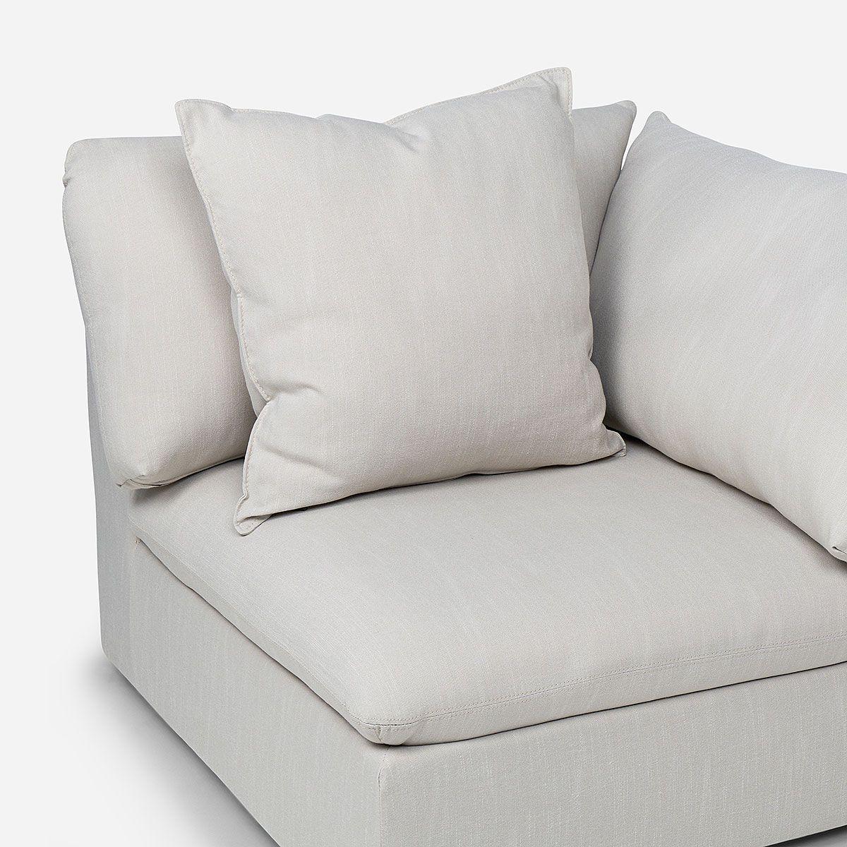 Esquinero Zagreb Tela Beige-4