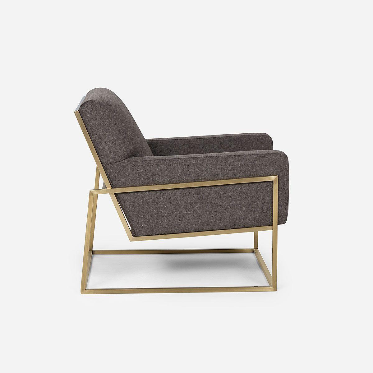 Poltrona Rosen Bigli Tela Visón-2