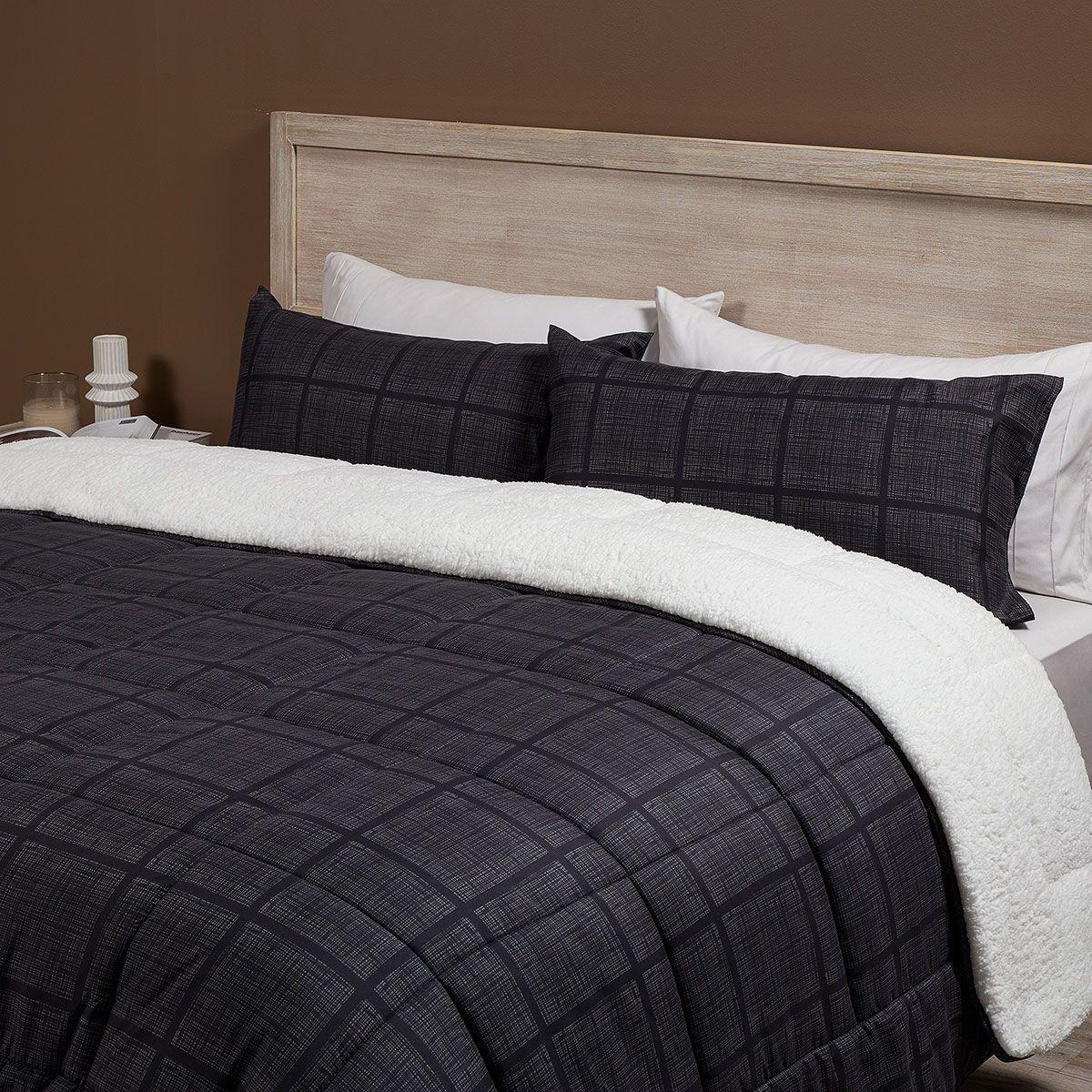 Plumón Alaska Sherpa Multi Black King-2