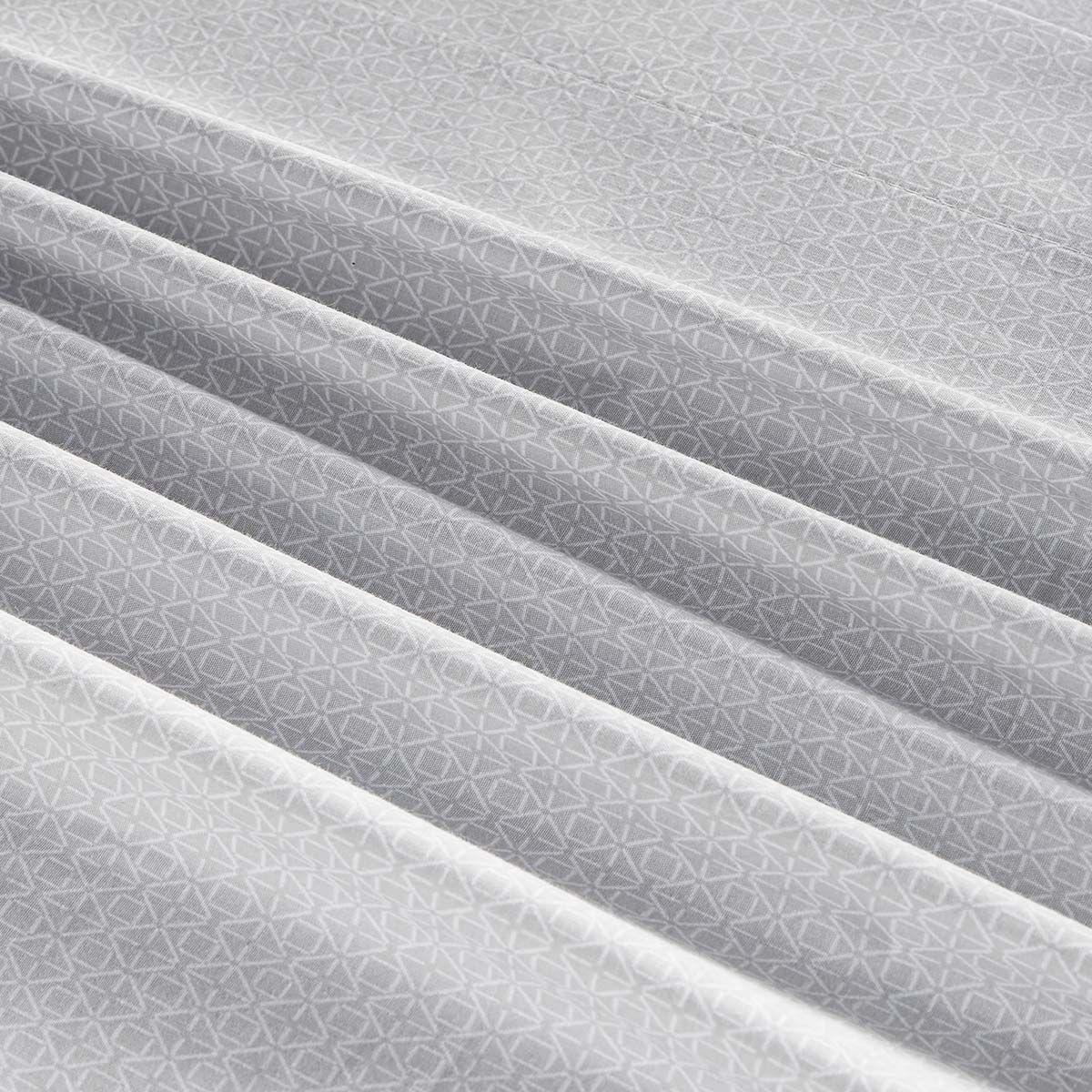 Sábana Miniprint Brett Gris 2 Plazas-1