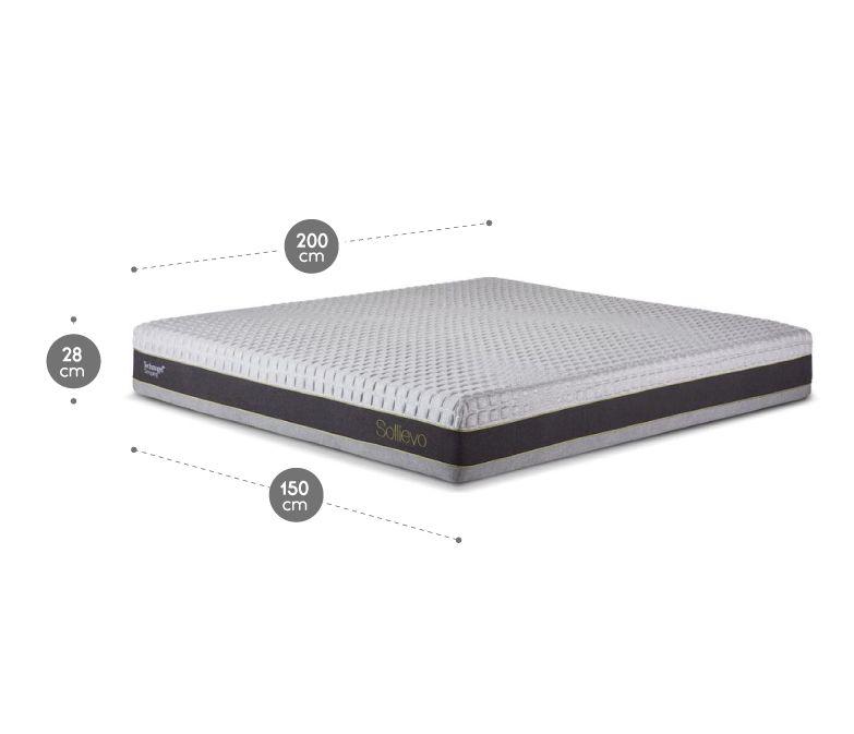 Colchón Rosen Technogel New Sollievo 2 Plazas 150 X 200 Cm-1