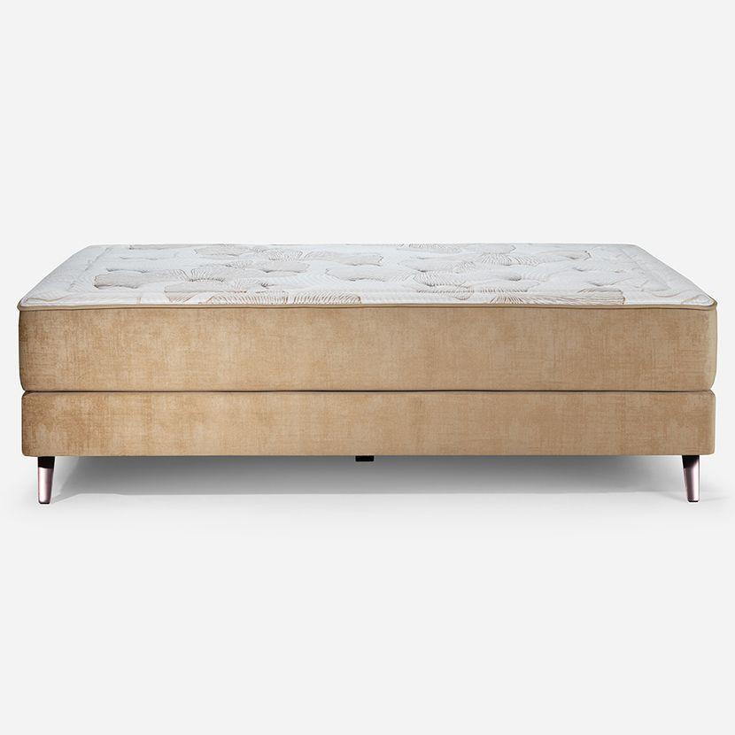Box Spring Rosen Somnus 2 Plazas 150 X 200 Cm Nougat-2