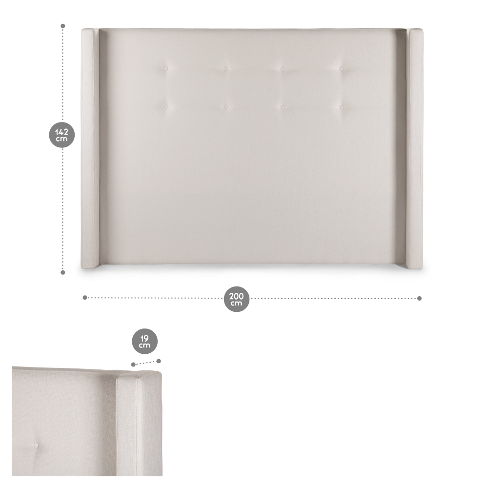 Respaldo Brickell King Rosen Tela Gray-2