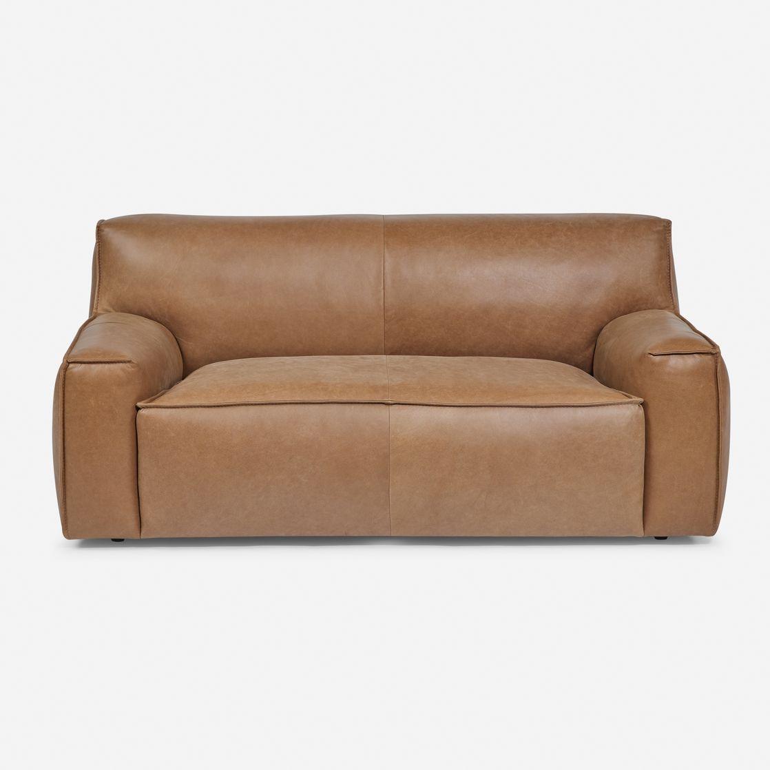 Sofá Rosen Hamar 3 Cuerpos Cuero Camel-0