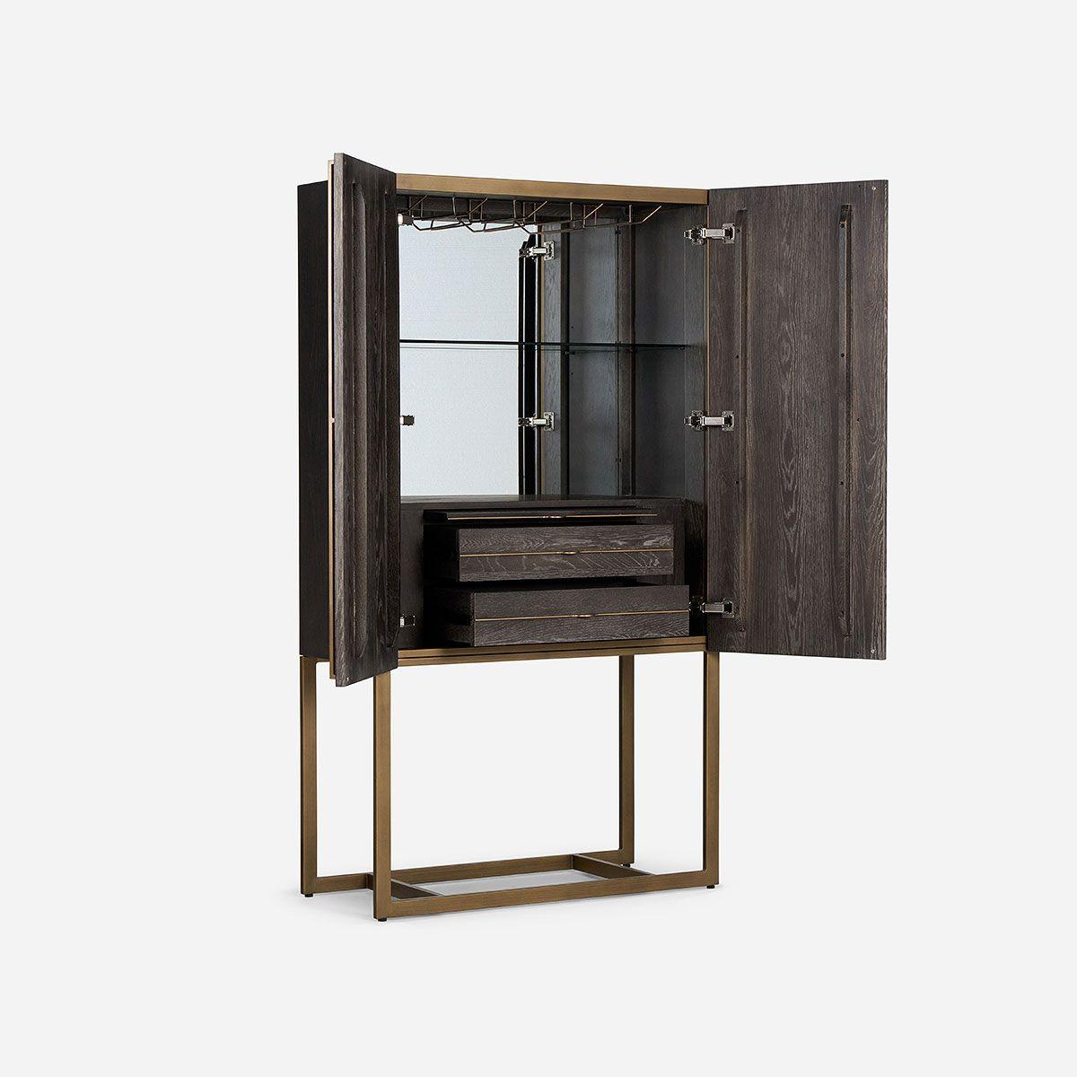 Estante Rosen Calway Marrón-1