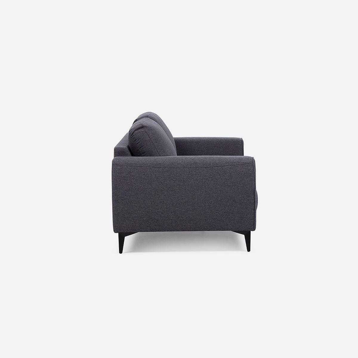 Sofá Padua 2 Cuerpos Color Grafito-2