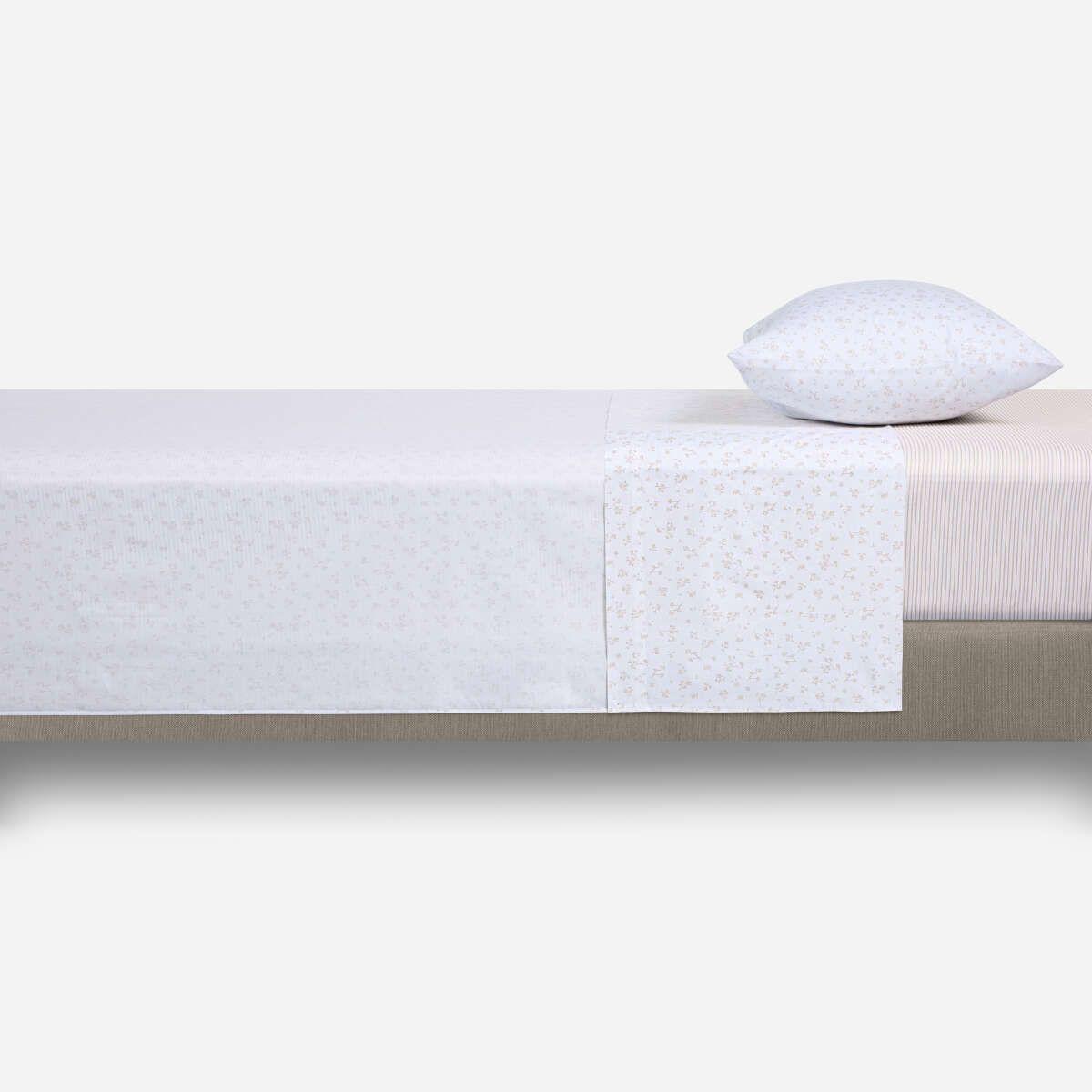 Sábana Rosen Miniprint 180 Hilos Boldo 1,5 Plazas-0