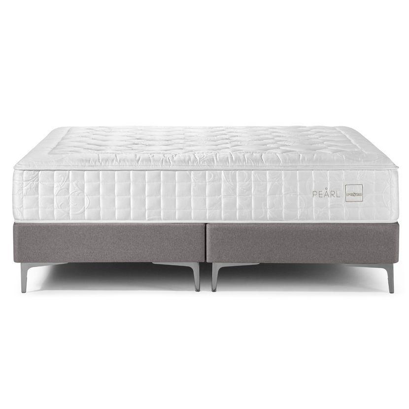 Box Spring Rosen Pearl King 180 X 200 Cm Base Gris-1