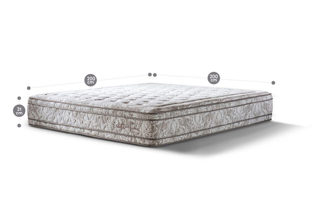 Colchón Rosen Diletto Super King 200 X 200 Cm-1