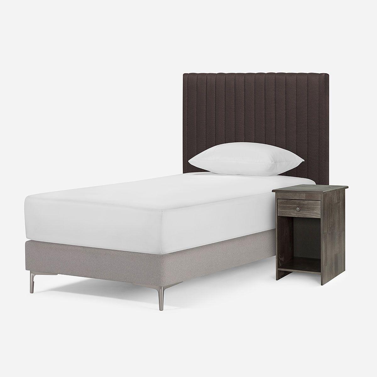 Set de Muebles Lucio 1.5 Plazas Chocolate-2