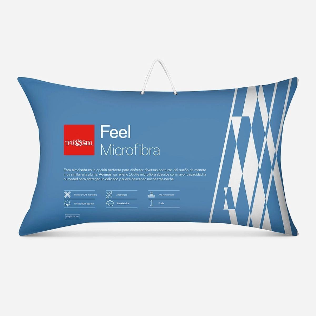 Cama Europea Neo Plus King + Almohadas Microfibra Feel-4