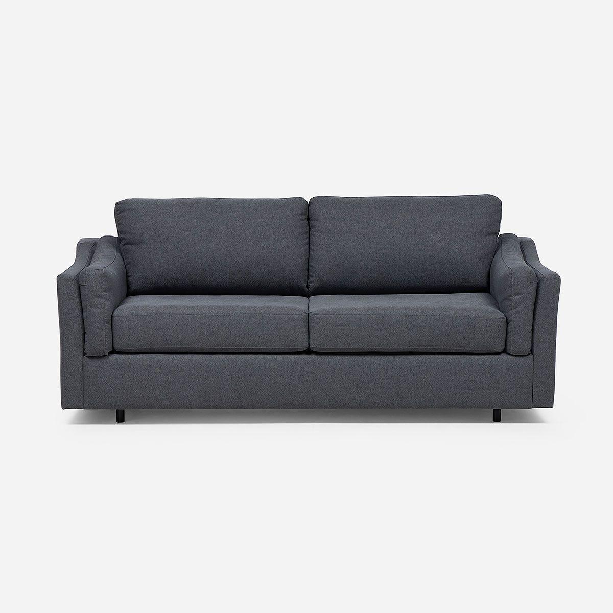 Sofá Cama Tyler One Fold 3 Cuerpos Tela Grafito-5
