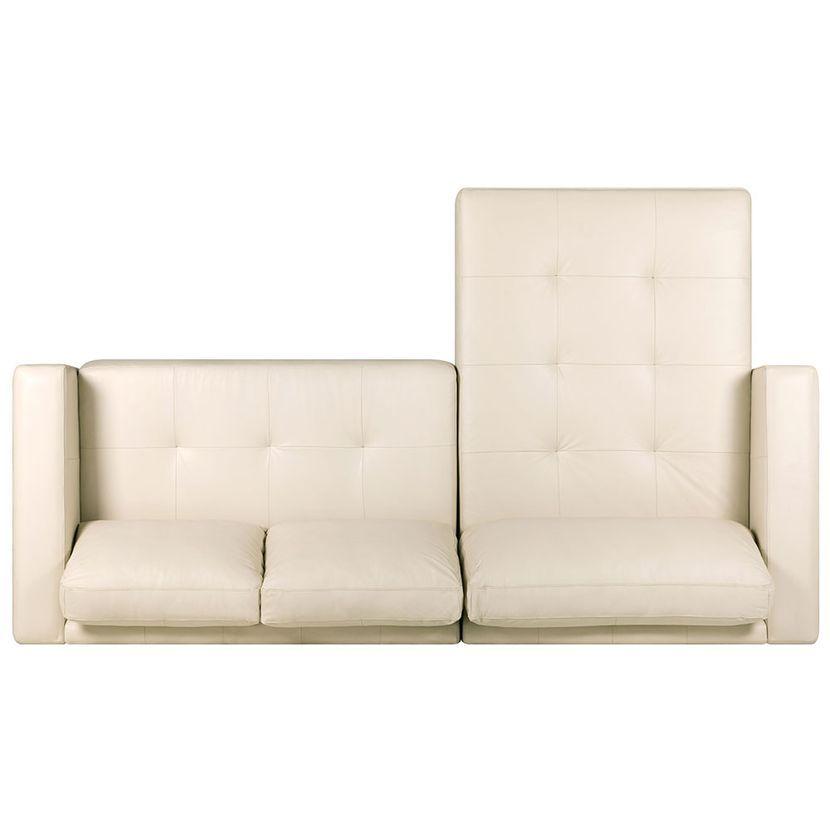 Sofá Seccional Rosen Copeland Izquierdo Cuero Ice-3