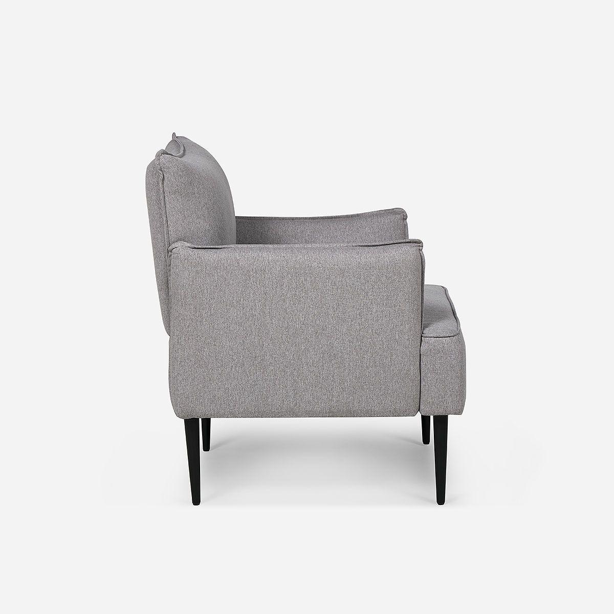 Poltrona Rosen Milton Tela Gris-2