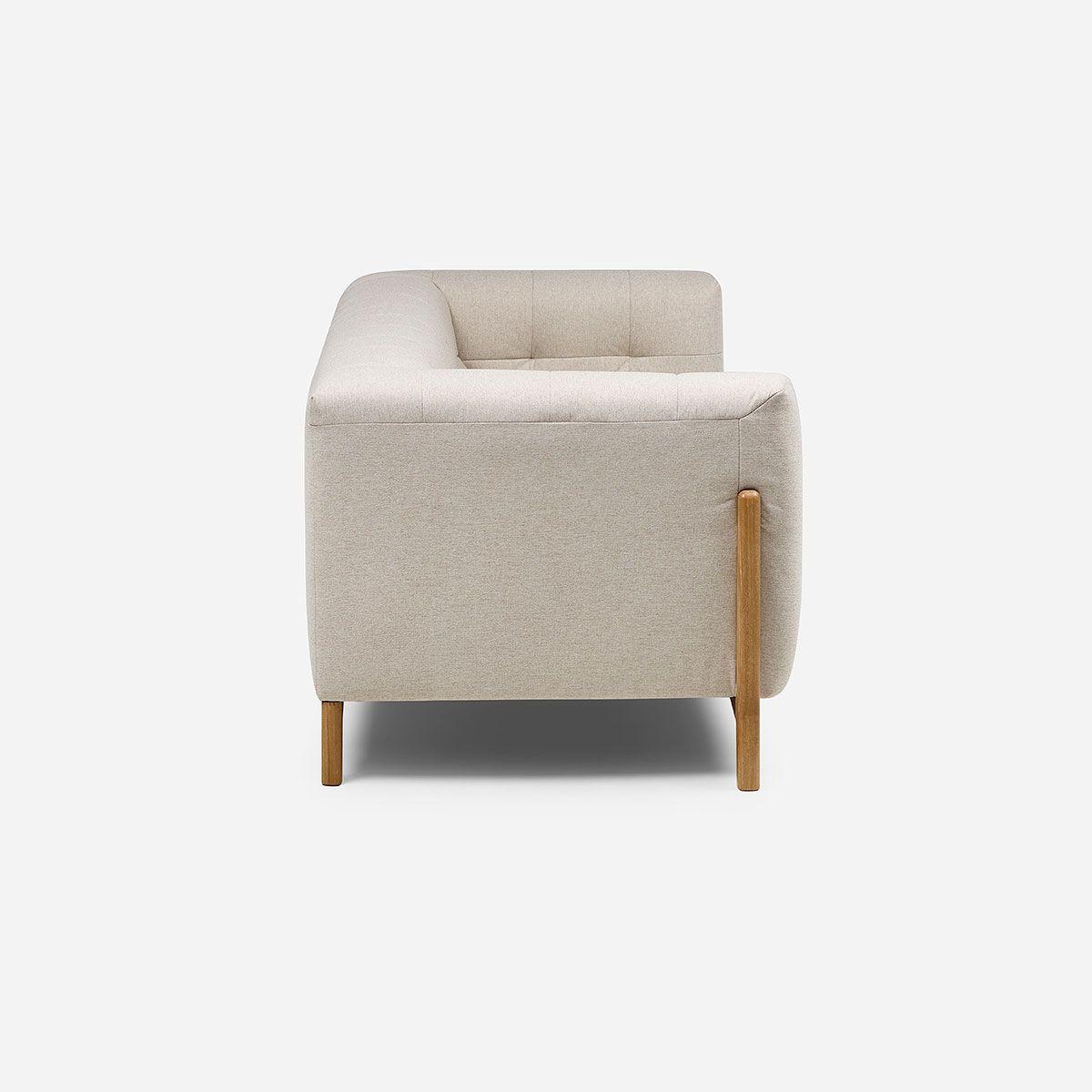 Sofá Milan 3 Cuerpos Tela Beige-3