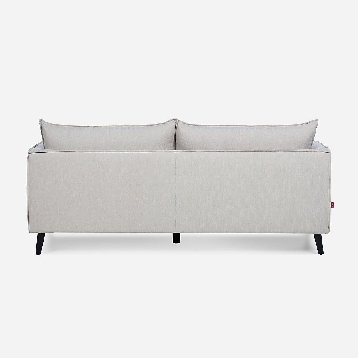 Sofá Rosen Tain 3 Cuerpos Tela Beige-4