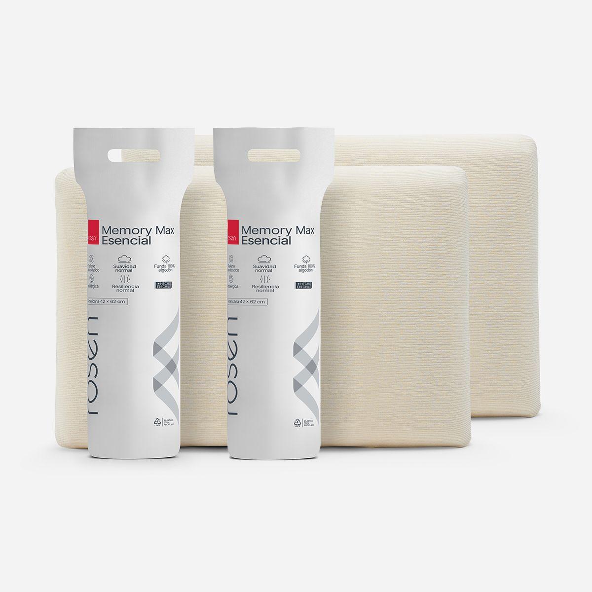 Set Almohada Viscoelástica M.Max Esencial Americana 42x62 cm-0