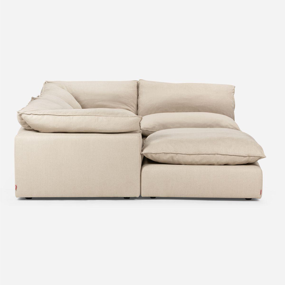Sofá Seccional Rosen Shanklin 5 Piezas Tela Beige-3