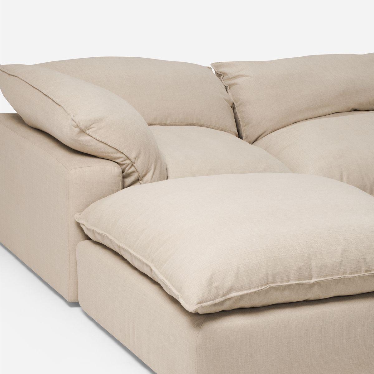 Sofá Seccional Rosen Shanklin 5 Piezas Tela Beige-7