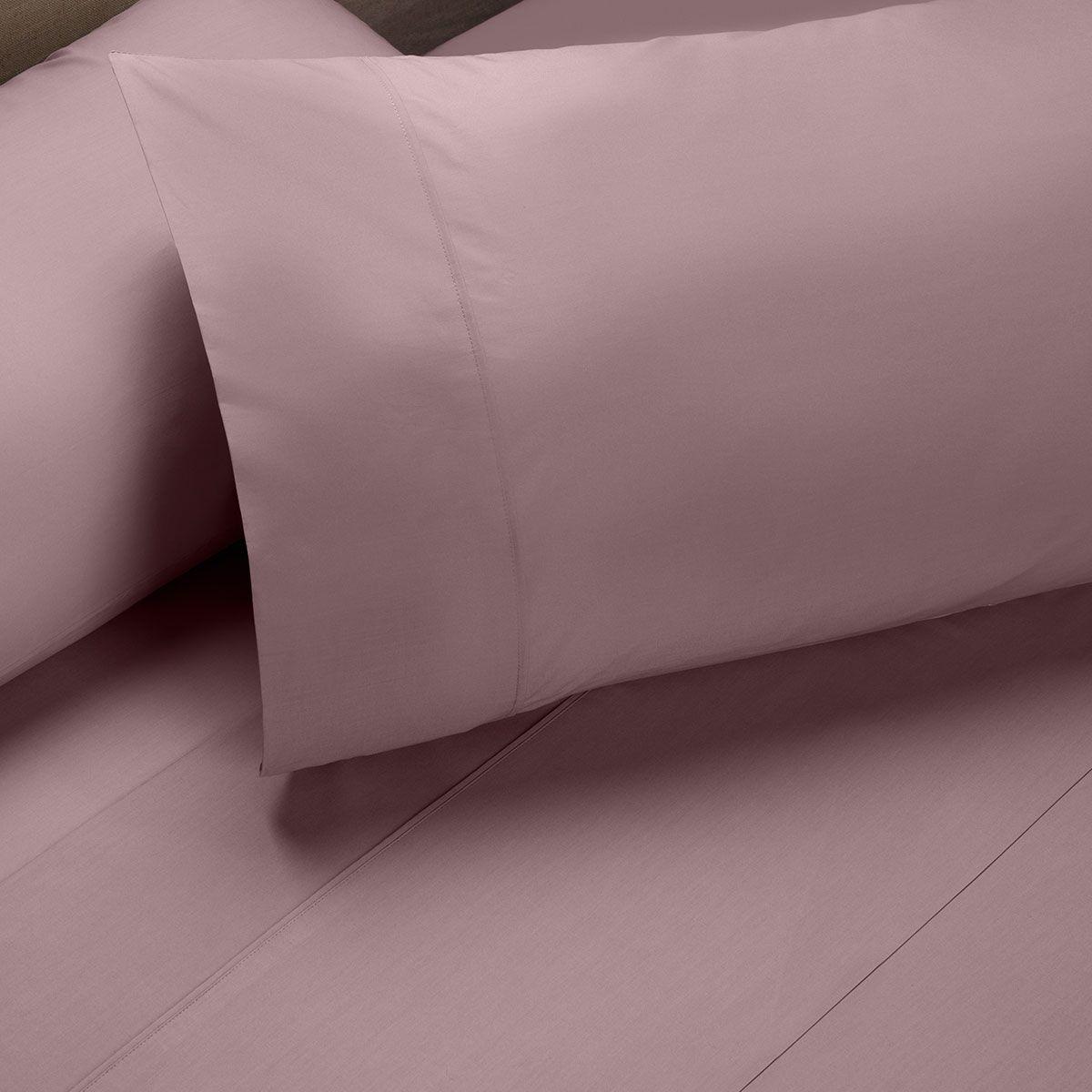 Sábana Rosen 200 Hilos Algodón Lisa Malva King-2