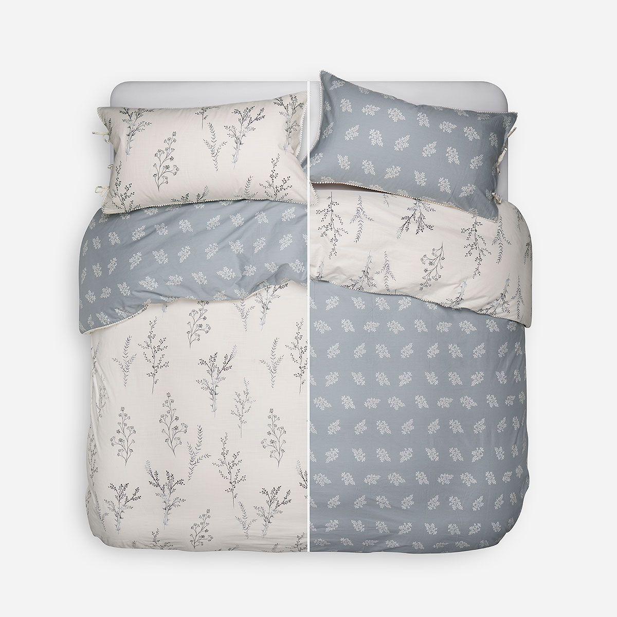 Funda Plumón Algodón Timeless Reversible Print Petlin King-0