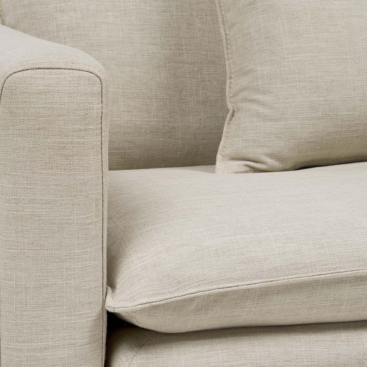 Sillón Gabon 1 Cuerpo Tela Beige-5