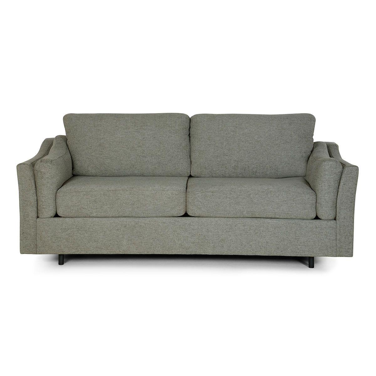 Sofá Cama Rosen Tyler One Fold 3 Cuerpos Tela Ceniza-0