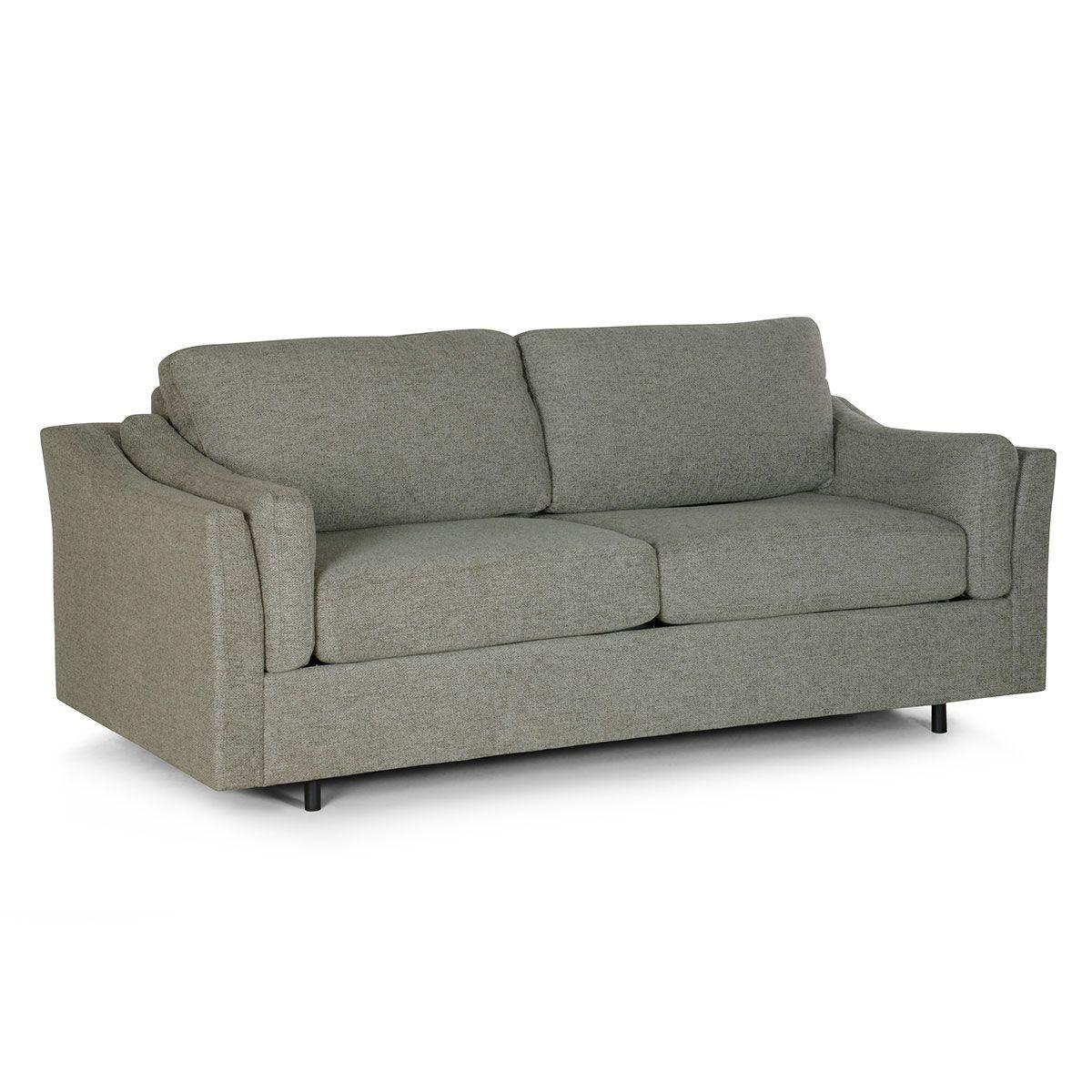 Sofá Cama Rosen Tyler One Fold 3 Cuerpos Tela Ceniza-2