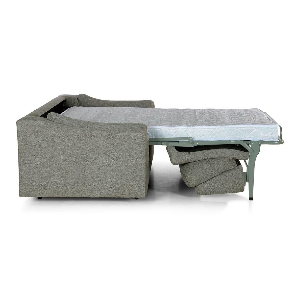 Sofá Cama Rosen Tyler One Fold 3 Cuerpos Tela Ceniza-4
