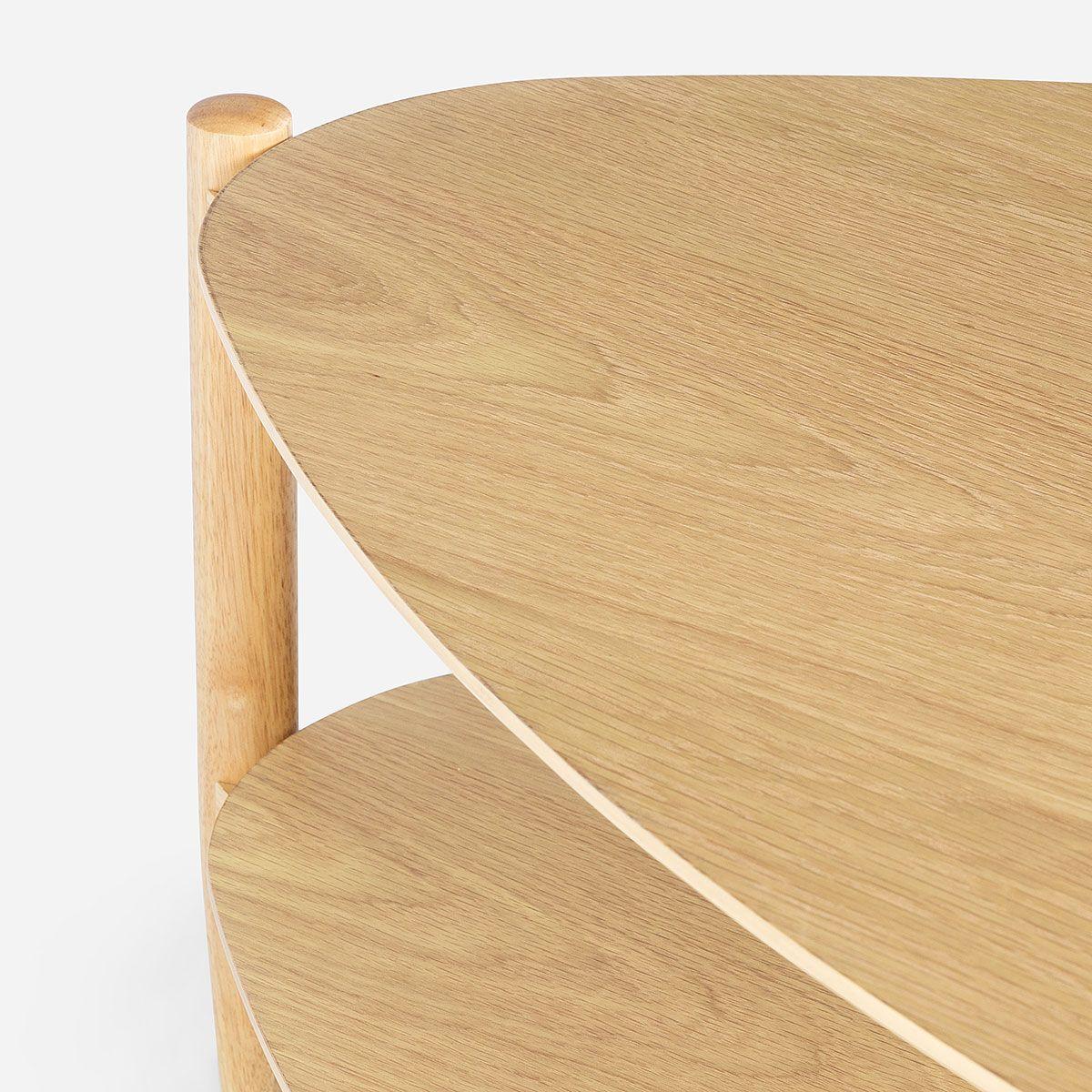 Mesa de Centro Kotka 81 x 78,7 cm Natural-2
