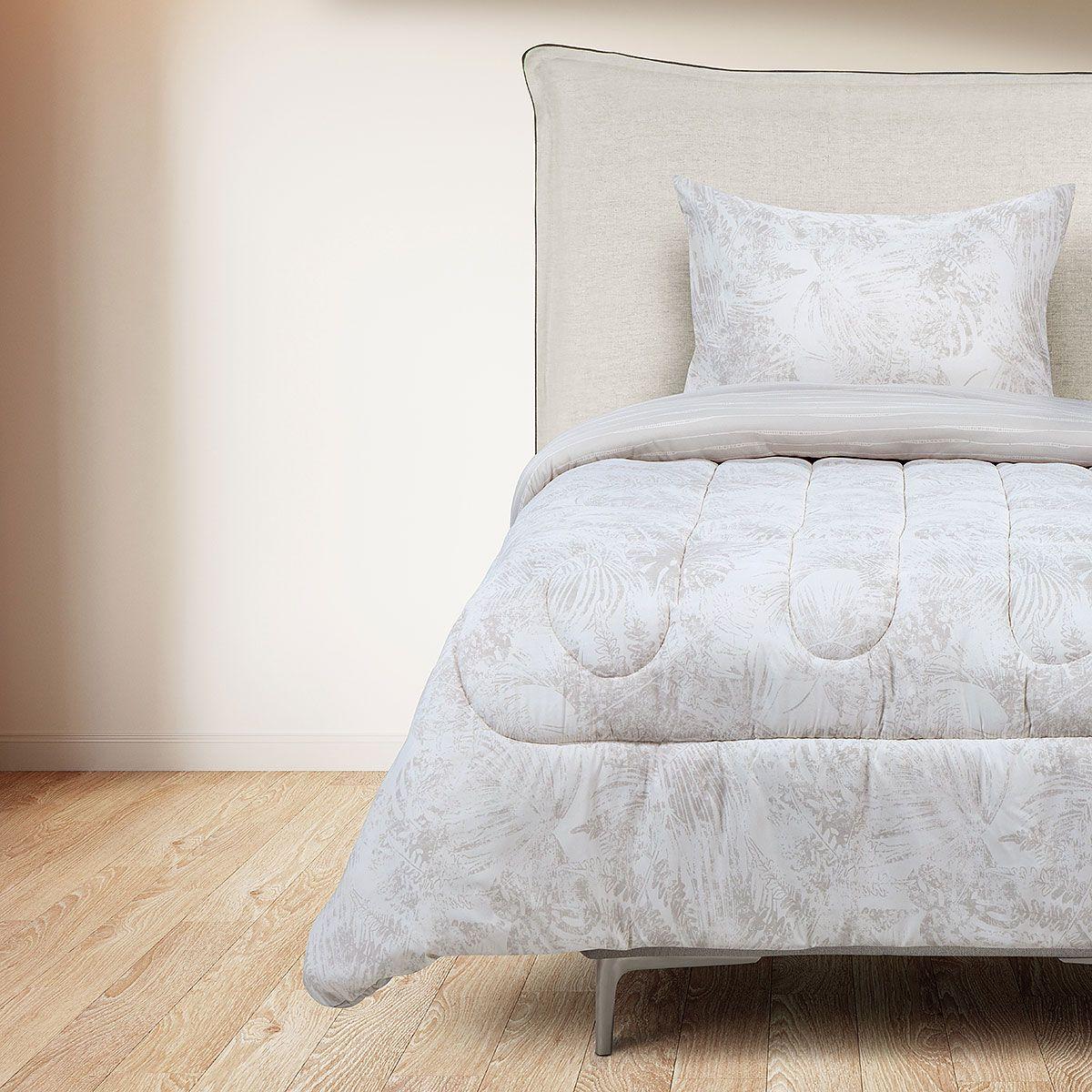 Plumón Reversible Soft Touch Amelia Beige 1,5 Plazas-2