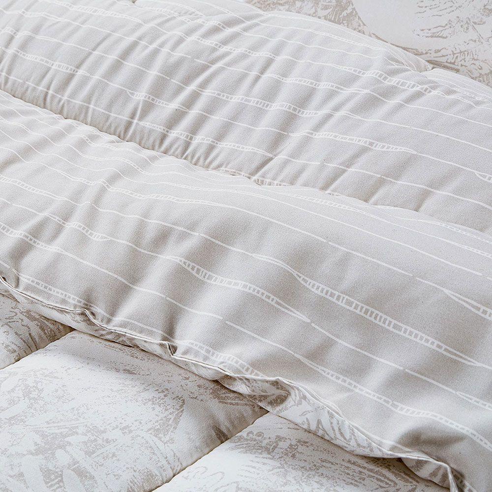 Plumón Reversible Soft Touch Amelia Beige 1,5 Plazas-4