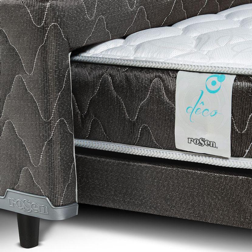 Diván Cama Classique 1,5 Plazas Con Muebles Robin Tostado-7