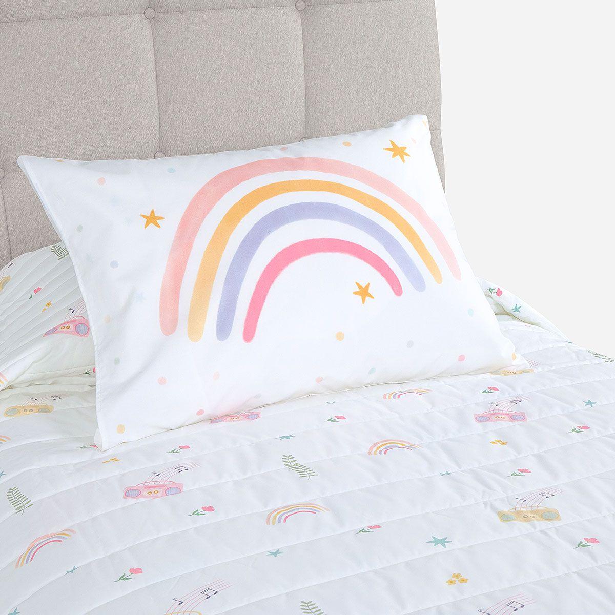 Cubrecama Rosen Kids Algodón Unicornio Folk 1,5 Plazas-5