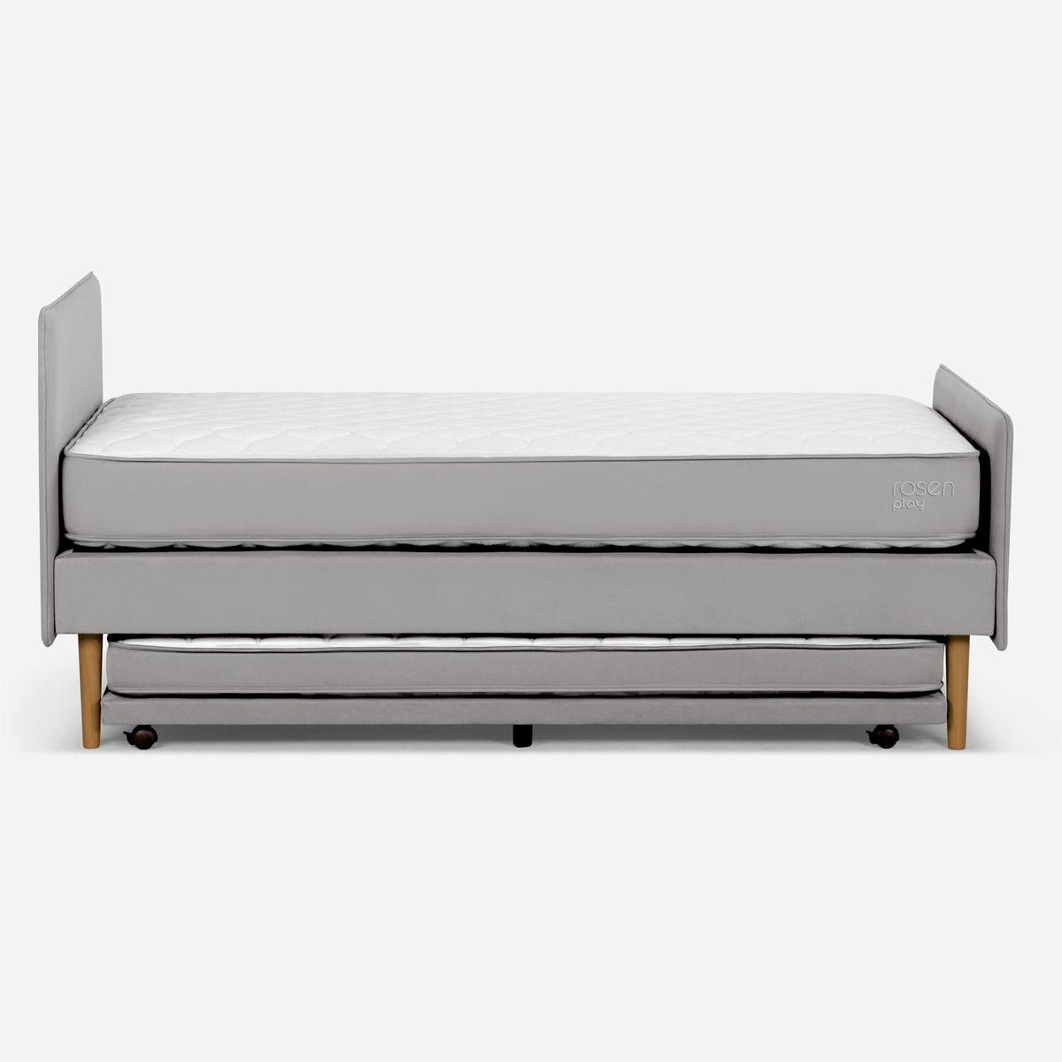 Diván Play 1,5 Plazas 105 x 200 cm Gris-2