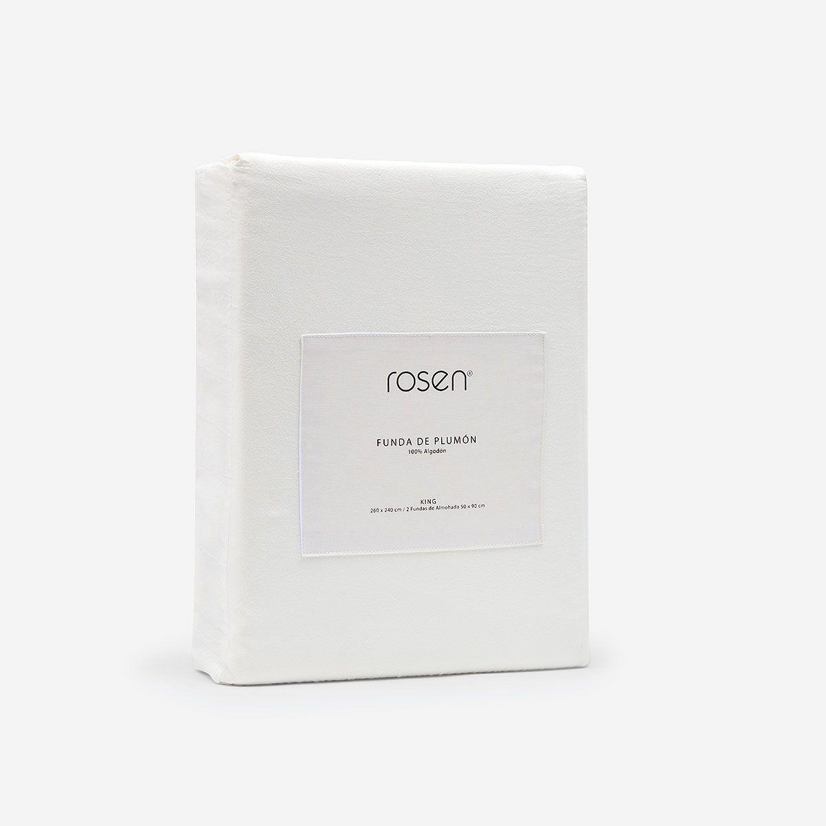 Funda de Plumón Algodón Lanin Blanco Super King-4